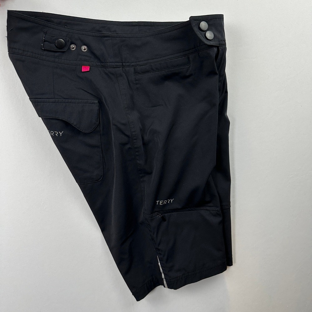 Terry Women's Metro Relaxed Cycling Shorts Mountain Biking Road Black Sz Small - Picture 3 of 12